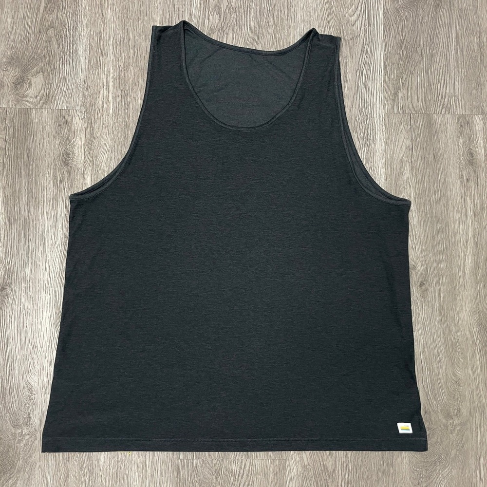 Vuori Tank Top Mens XXL Gray Heather Strato Tech Performance V173